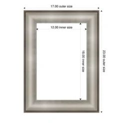 Amanti Art Imperial Silver Framed Dry Erase Magnetic Board -Home Furniture GUEST fac66746 0e2b 4ddf 9c6e fd3c02f397b6