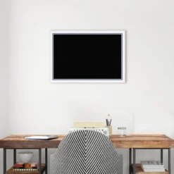 26"x18" Morgan Wood Frame Cork Board White/Blue - Amanti Art -Home Furniture GUEST faeceece 40ad 4a7e af79 20f8ee47ca3b