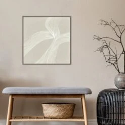 22" X 22" On The Same Wavelength II By Isabelle Z Framed Canvas Wall Art Gray Wash - Amanti Art -Home Furniture GUEST fb78d13f 82bb 4458 9436 192c593d53e6