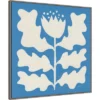 30" X 30" Delighted Floral I Blue By Moira Hershey Framed Canvas Wall Art Print - Amanti Art -Home Furniture GUEST fbe5492a 8bf7 41d7 b904 70dac36ffb66