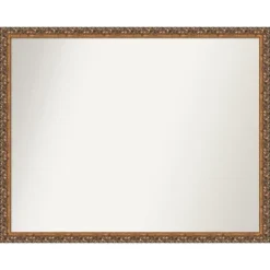 Amanti Art Antique Bronze Non-Beveled Wood Bathroom Wall Mirror -Home Furniture GUEST fc26e970 9398 426f ac88 3aafb3653fe0