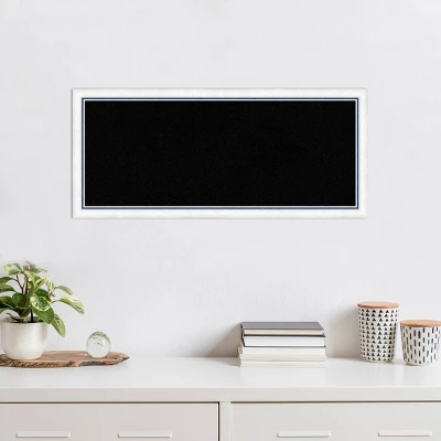 32"x14" Morgan Wood Frame Black Cork Board White/Blue - Amanti Art: Wall Mounted, Bulletin Board For Office Spaces 9 32"x14" Morgan Wood Frame Black Cork Board White/Blue - Amanti Art: Wall Mounted, Bulletin Board For Office Spaces - Image 7