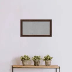 27"x15" Narrow Framed Magnetic Board Warm Walnut - Amanti Art: Real Wood, Wall-Mounted, Office & Home Decor 19 27"x15" Narrow Framed Magnetic Board Warm Walnut - Amanti Art: Real Wood, Wall-Mounted, Office & Home Decor -Home Furniture GUEST fce9cbb8 ee01 4e50 b7af 5ead19cfda75