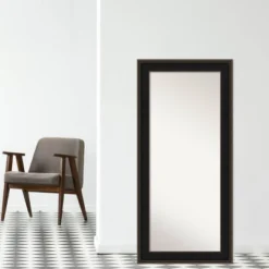 32" X 68" Non-Beveled Mezzanine Espresso Wood Full Length Floor Leaner Mirror - Amanti Art 17 32" X 68" Non-Beveled Mezzanine Espresso Wood Full Length Floor Leaner Mirror - Amanti Art -Home Furniture GUEST fee4b3ac 81d3 4876 a41b 1a8df4d9be7f