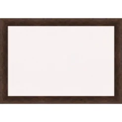27"x19" Narrow Wood Frame Cork Board Warm Walnut - Amanti Art -Home Furniture GUEST fefbf0e0 3e57 4fb3 adaa 758f5ef9a221