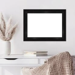 Amanti Art Grand Black Narrow Framed Dry Erase Magnetic Board -Home Furniture GUEST ff71a37b 8db0 420d 851a 7bf027a917fe